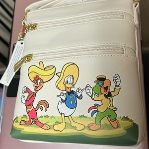 Disney Loungefly Three Caballeros cross body